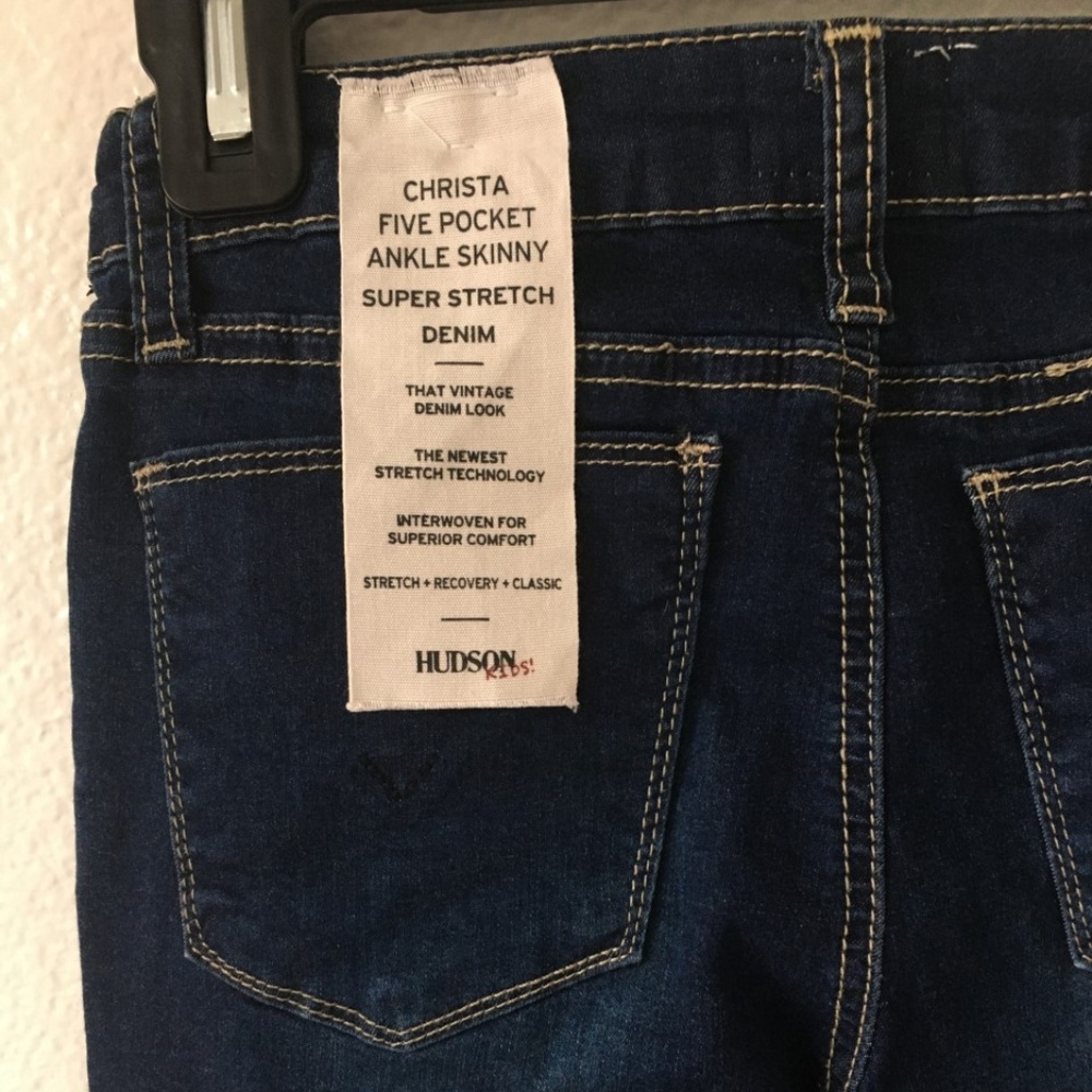 Hudson Girls' Christa Release-Hem Skinny Jeans - Picture 6 of 6